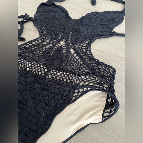 BCBGMaxAzria Crochet swimsuit - Picture 6 of 11